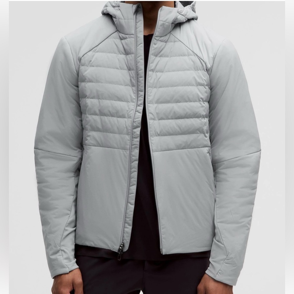 Lululemon Mens Gray Down For It All Hoodie XL